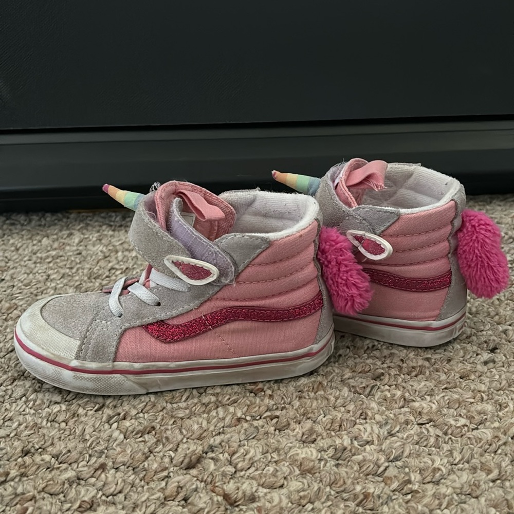 Unicorn Vans shoes US toddler size 10